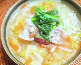 桜えびとキャベツのあさりうどん作り方9写真