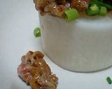レンジで簡単♪大根の梅納豆かけ作り方4写真