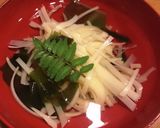 姫皮で我が家の料亭風おすまし作り方2写真
