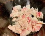 豚ばらとねぎのキムチ炒め作り方2写真