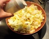 たっぷり春キャベツと小エビのぺぺロン炒め作り方6写真