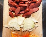 ウィンナーのカレーマヨ炒め作り方1写真