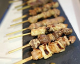 焼き鳥を柚子胡椒や辛子で♪作り方2写真
