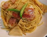 筍とベーコンパスタ作り方5写真