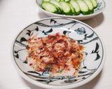 簡単！美味しい！胡瓜の鰹節のっけ♬作り方2写真