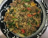 野菜たっぷり☆焼肉のタレでチャプチェ作り方9写真