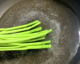 鶏皮と明日葉のお浸し作り方4写真