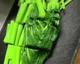 鶏皮と明日葉のお浸し作り方8写真