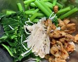 鶏皮と明日葉のお浸し作り方10写真