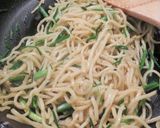 ノビル(ニラ)のピリ辛塩焼きそば作り方5写真