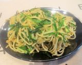 ノビル(ニラ)のピリ辛塩焼きそば作り方6写真
