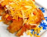 超〜簡単♪キムチチーズ乗せチキンカツ作り方1写真
