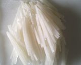 大根と梅干のパスタ作り方1写真