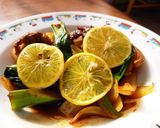 春野菜炒め・湘南ゴールドのせ作り方4写真