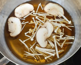 簡単☆ えび＆きのこ 卵とじにゅうめん作り方3写真