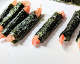 海苔をしっかり巻いた！カニカマの磯辺揚げ作り方1写真