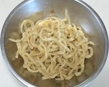 手打ち麺で薄揚げ焼きそば 肉なし作り方1写真