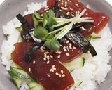 韓国風まぐろ丼作り方2写真