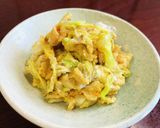 丼にもなるよ♪超簡単☆キャベツの卵とじ！作り方12写真