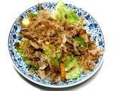 手打ち麺で薄揚げ焼きそば 肉なし作り方5写真