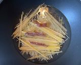 春野菜のアンチョビ バター醤油パスタ作り方1写真