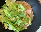 春野菜のアンチョビ バター醤油パスタ作り方4写真