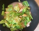 春野菜のアンチョビ バター醤油パスタ作り方5写真
