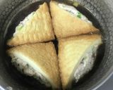 厚揚げひき肉詰め煮作り方5写真