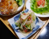 鯨ベーコンと大根きゅうりの和えもの作り方5写真