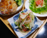 鯨ベーコンと大根きゅうりの和えもの作り方5写真