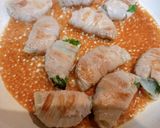 新しい☆梅チーズ入り☆だいこん肉巻き作り方11写真