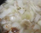 新玉ねぎと豚肉の味噌汁作り方4写真