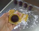 和菓子でハロウィン♪ かぼちゃもち作り方5写真