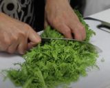 美肌効果♪わさび菜とハーブチキンのサラダ作り方5写真