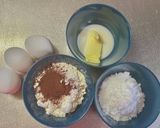 ＊簡単ココアスポンジケーキ＊作り方1写真