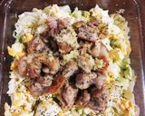 簡単☆春キャベツと鶏肉の温サラダ作り方5写真