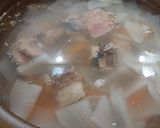 サバ水煮缶の味噌味スープ作り方3写真