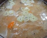サバ水煮缶の味噌味スープ作り方4写真