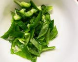 胸肉ズッキーニ中華風炒め味青椒肉絲風作り方1写真