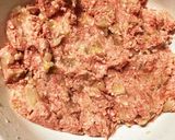 ツクシと豚肉のハンバーグ作り方5写真