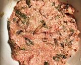ツクシと豚肉のハンバーグ作り方6写真
