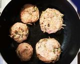 ツクシと豚肉のハンバーグ作り方7写真