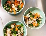胸肉ズッキーニ中華風炒め味青椒肉絲風作り方9写真