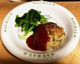 ツクシと豚肉のハンバーグ作り方8写真