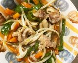 全てレンジ甘辛ダレ味豚平焼き風作り方13写真