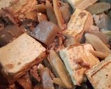 ゴボウが決め手の肉ゴボウ豆腐作り方10写真