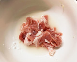 さっぱり和風あん炒味豚こま大根青椒肉絲風作り方1写真