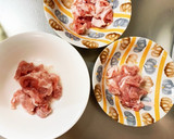 さっぱり和風あん炒味豚こま大根青椒肉絲風作り方2写真