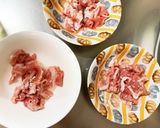 さっぱり和風あん炒味豚こま大根青椒肉絲風作り方3写真
