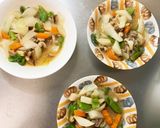 さっぱり和風あん炒味豚こま大根青椒肉絲風作り方15写真
